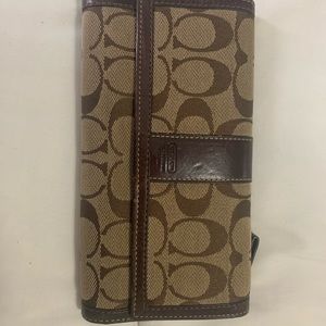 Coach tri fold wallets